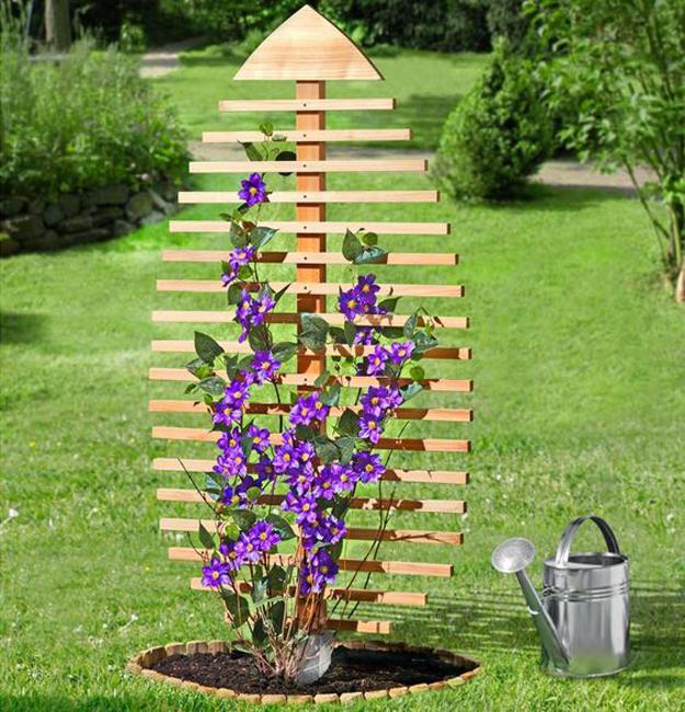 diy trellis garden obelisk