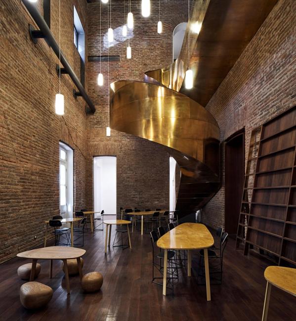 metal staircase
