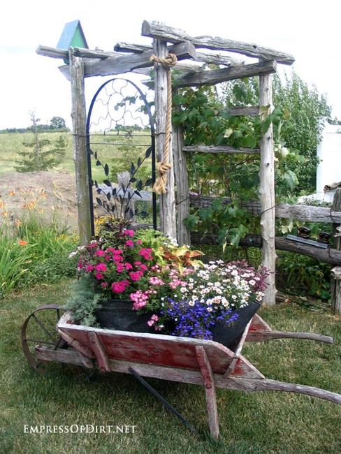 arbor summer flowers