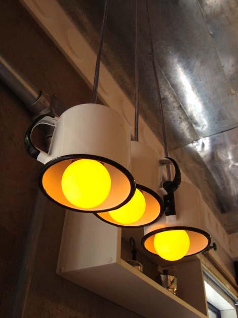 metal cups pendant lights