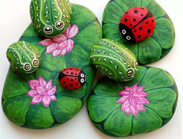 Painted Rocks, 55 Colorful Rock Painting Ideas Adding Art to Yards and  Gardens