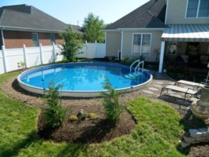 round inground pools