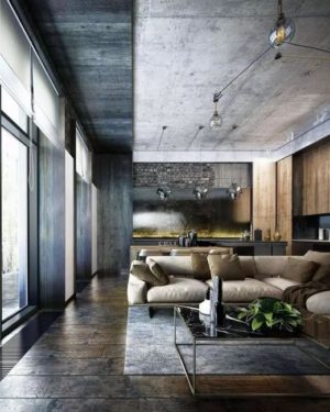 Concrete Ceiling Designs Screaming Industrial Style, Contemporary ...