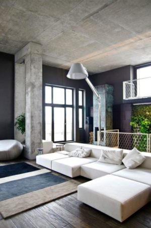 Concrete Ceiling Designs Screaming Industrial Style, Contemporary ...