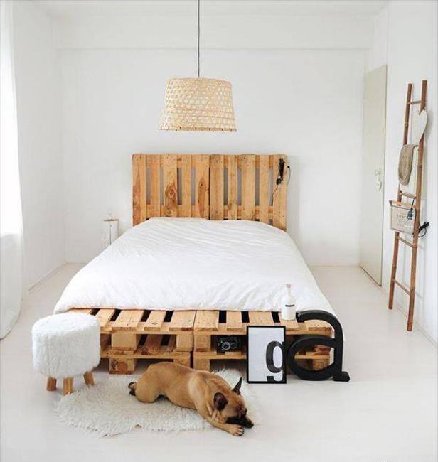 wood bed headboard ideas