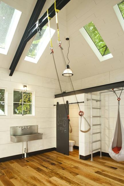 Sunroom gym ideas best sale