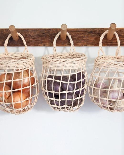 baskets food storage ideas