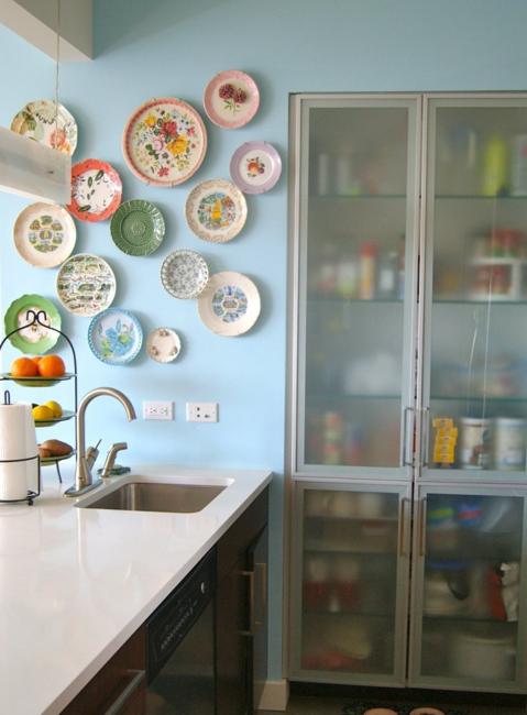 decorative plates kitchen interiors