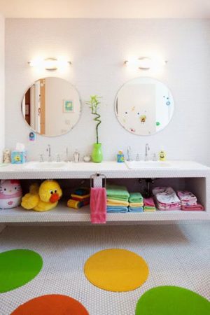 Modern Bathroom Designs for Kids, 55 Inspiring Bathroom Decorating Ideas