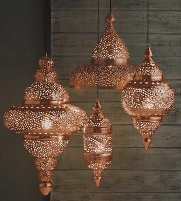 maroccan lanterns forged metal lamps