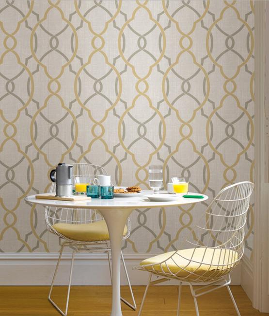 Latest Trends in Decorating Dining Rooms with Modern Wallpaper, 50