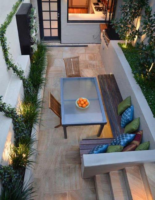 contemporary outdoor rooms