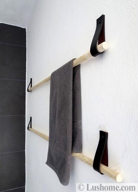 diy towel rack