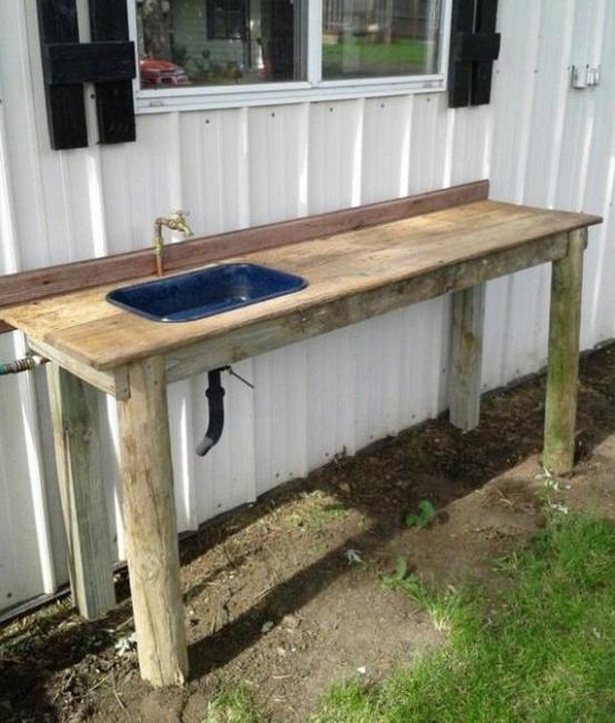 55 DIY Garden Sink Designs, Convenient Outdoor Utility Sinks