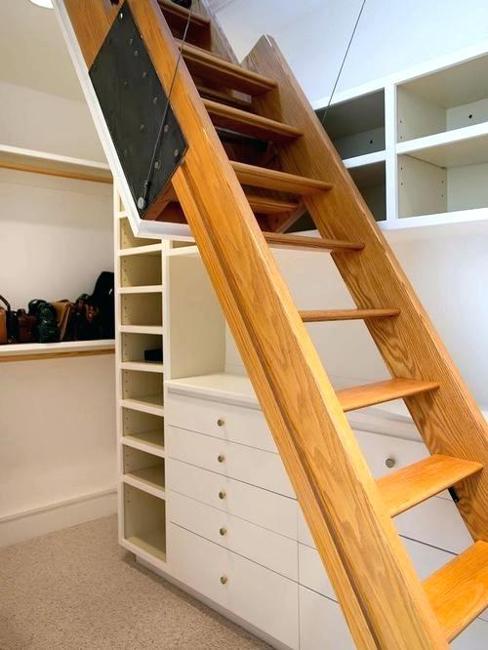 Space Saving Attic Stairs Making Under Roof Storage Spaces Easily