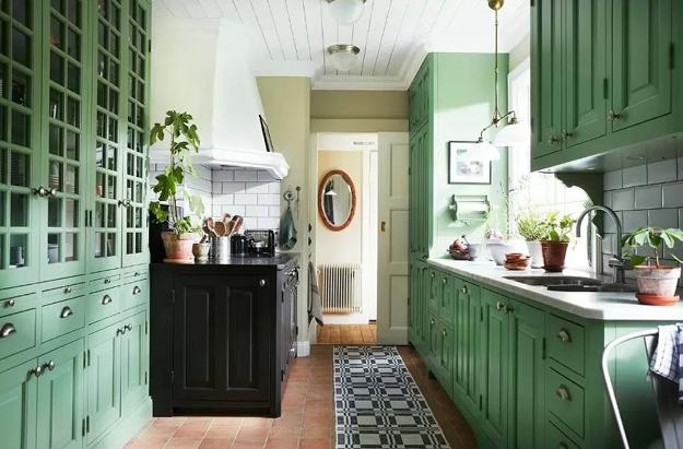 Captivating Light Green Kitchen Colors, 55 Modern Kitchen Designs