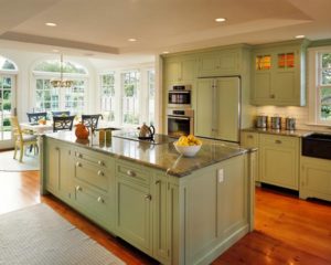 Captivating Light Green Kitchen Colors, 55 Modern Kitchen Designs