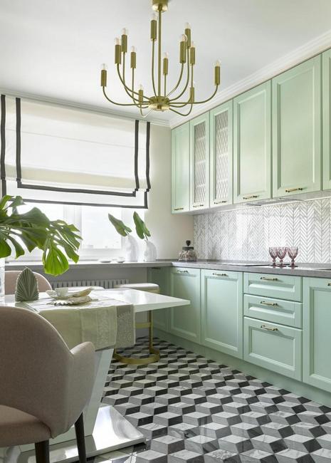 Captivating Light Green Kitchen Colors, 55 Modern Kitchen Designs