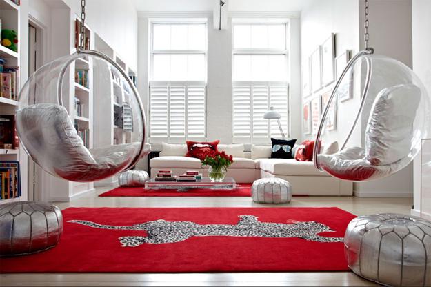 hammock chairs in modern home interiors
