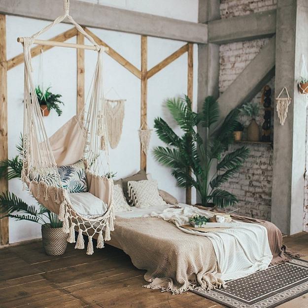hammock chairs in modern home interiors