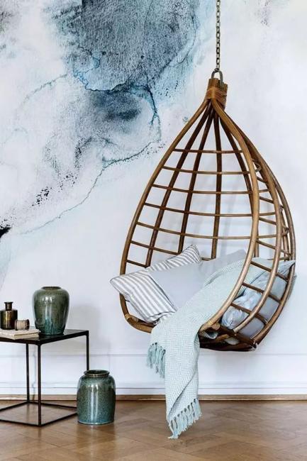 hammock chairs in modern home interiors