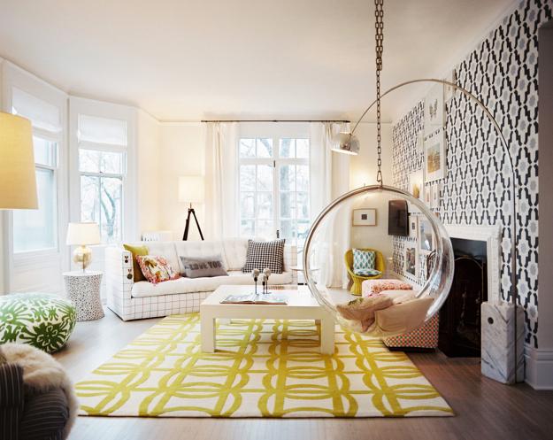 hammock chairs in modern home interiors
