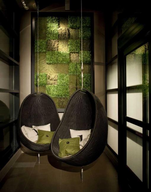 hammock chairs in modern home interiors