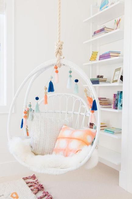 hammock chairs in modern home interiors