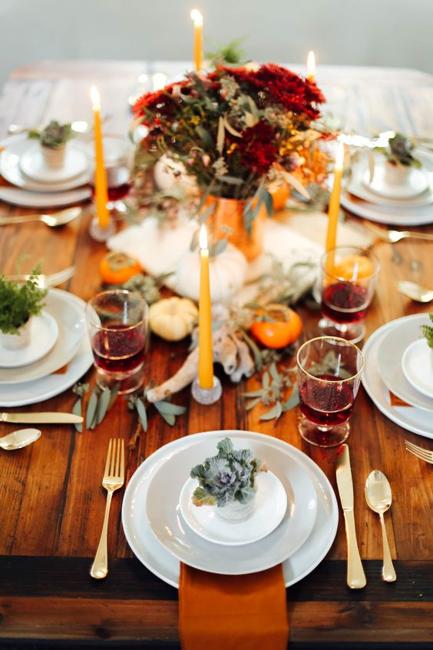 Beautiful Fall Ideas for Table Setting, Elegant Decorations and ...