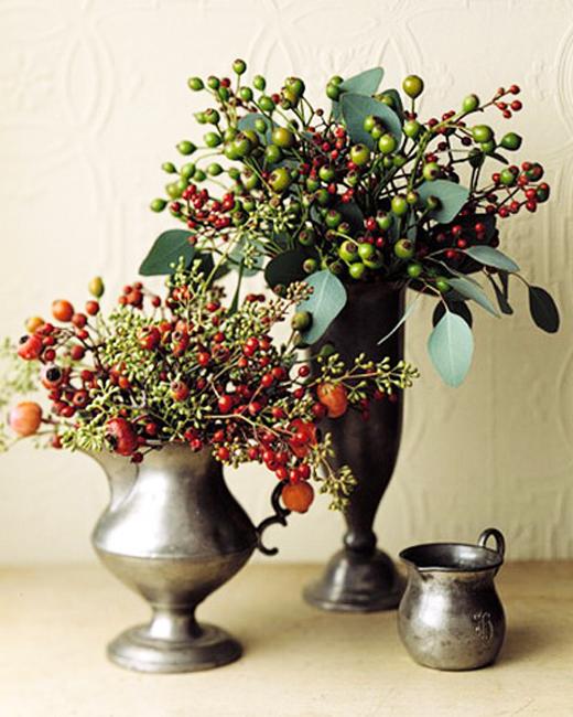 natural fall decorating green thanksgiving ideas