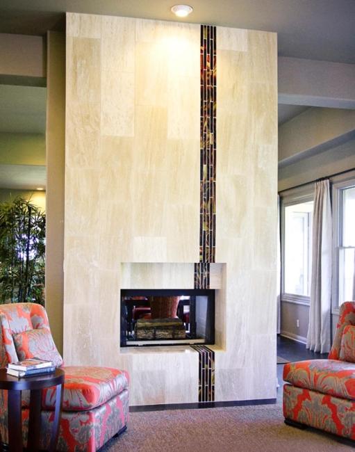 original fireplace wall design