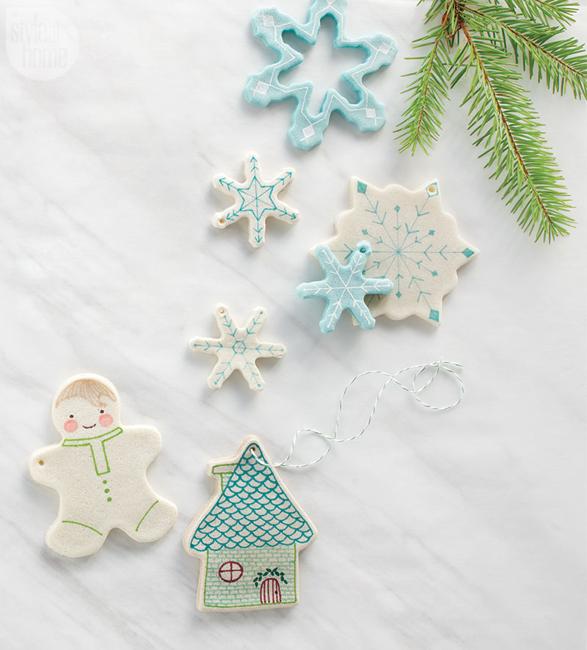 winter themed cookies