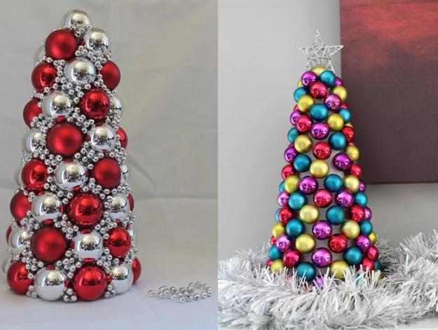 Gorgeous Alternative Christmas Trees Created with Christmas Balls ...