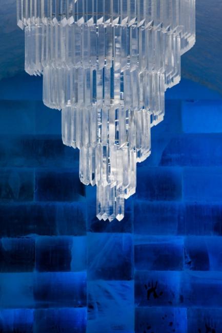 ice chandelier