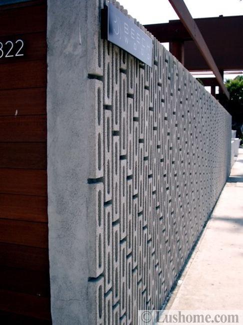 concrete wall modern house exterior