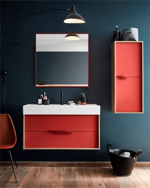 colorful bathroom furniture