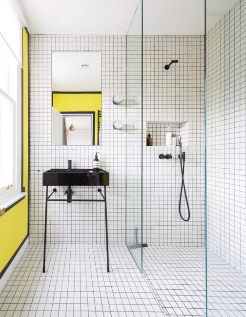 colorful bathroom design