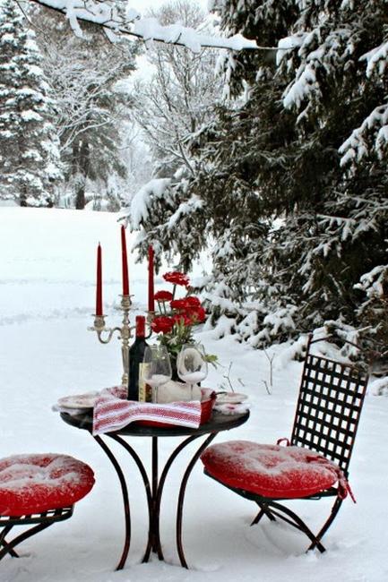 red color table setting romantic valentines day ideas