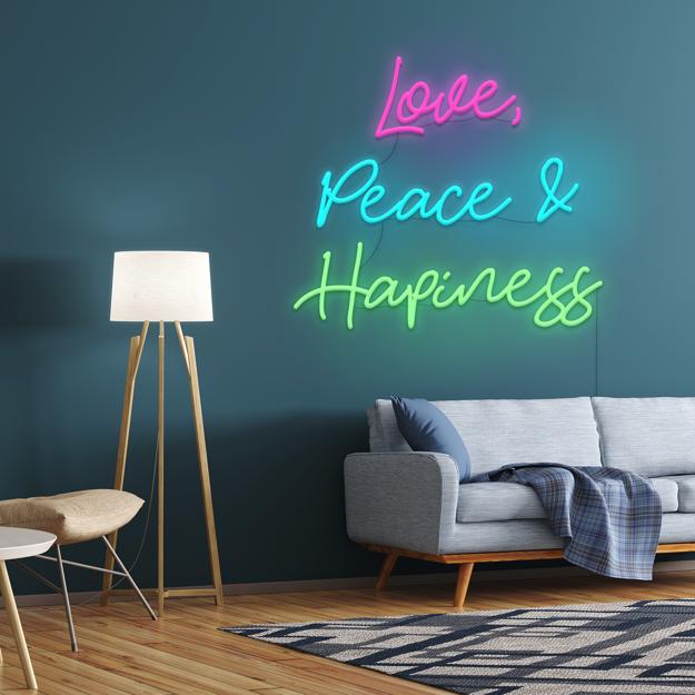 love peace happiness sign