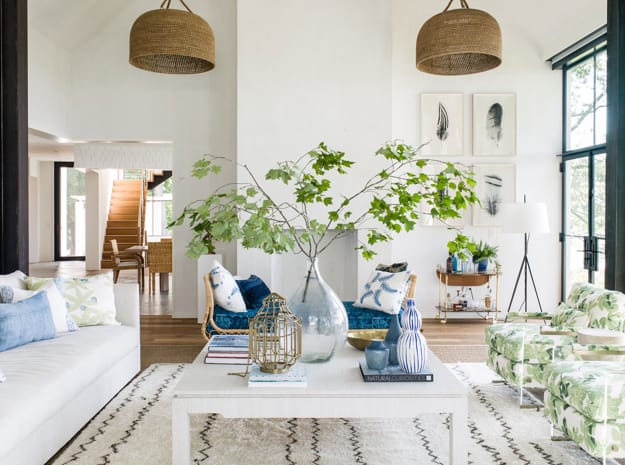 Gorgeous Blue and Green Colors, Nautical Themed Decor Ideas