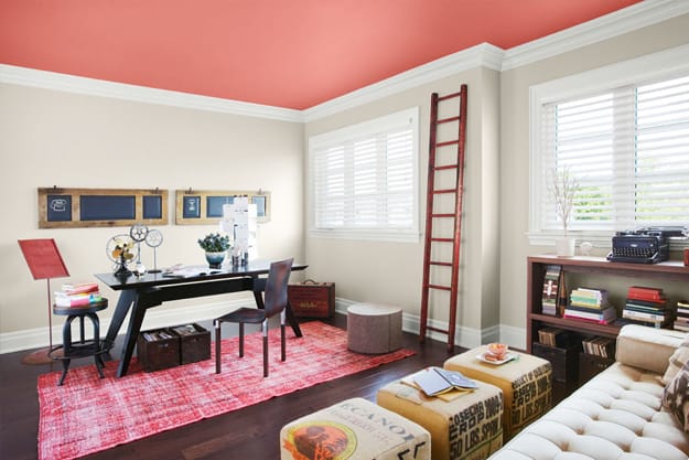 Guía de colores para pintar la casa  Colored ceiling, Interior design,  Contemporary interior design