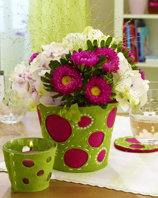 craft ideas decorating flowers