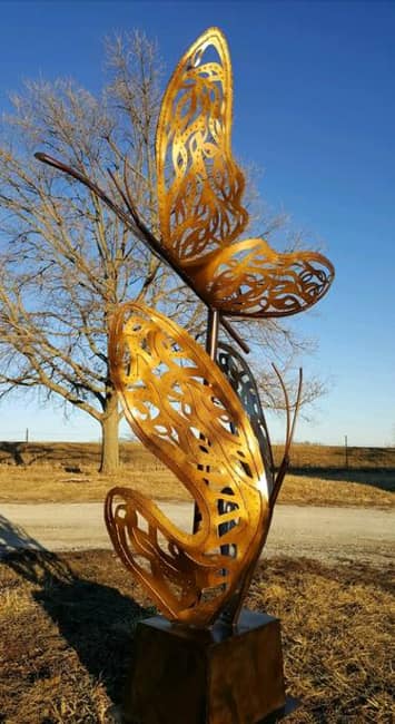 butterfly sculpture