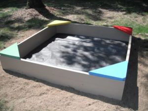 Outdoor Playground Ideas, DIY Sandboxes, 50 Fun Kids Designs