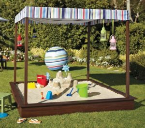 Outdoor Playground Ideas, DIY Sandboxes, 50 Fun Kids Designs
