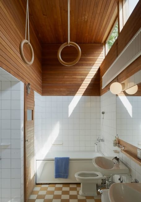wood bathroom design