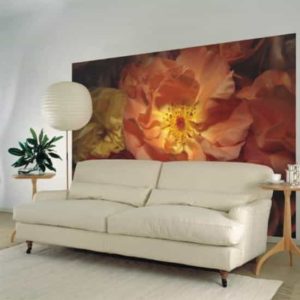 Gorgeous Mural Ideas Bringing Floral Designs into Modern Living Rooms