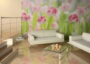 Gorgeous Mural Ideas Bringing Floral Designs into Modern Living Rooms