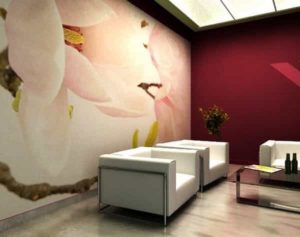 Gorgeous Mural Ideas Bringing Floral Designs into Modern Living Rooms
