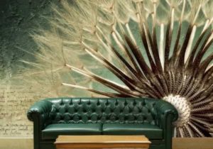 Gorgeous Mural Ideas Bringing Floral Designs into Modern Living Rooms
